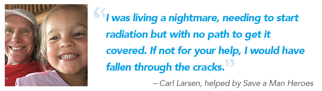 Carl: If not for your help, I would have fallen through the cracks.