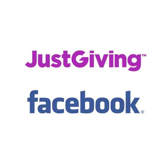 Facebook & JustGiving Logos