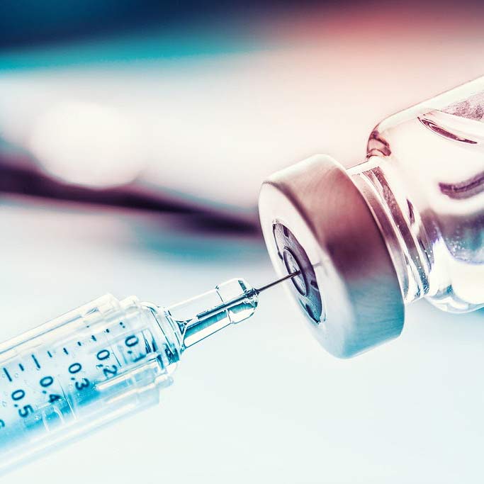 Needle in Medicine vial