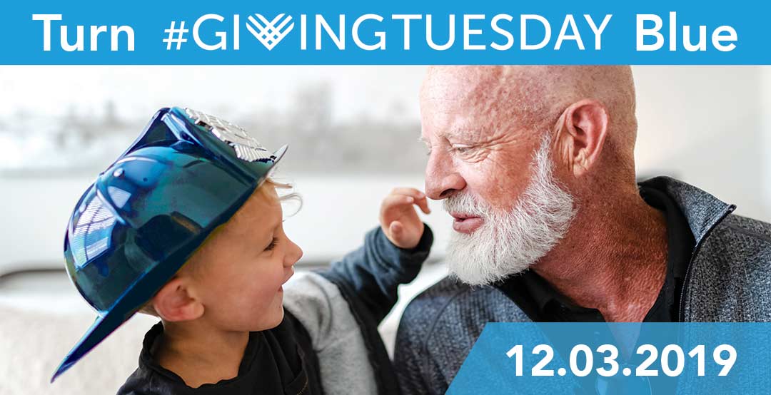 December 3, Turn #GivingTuesday Blue